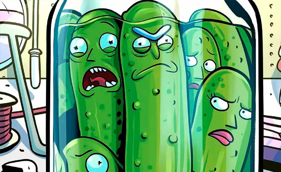 История с Огурчиком Риком из Рика и Морти так и не попала в сериал